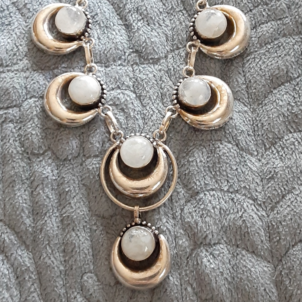 Moonstone necklace